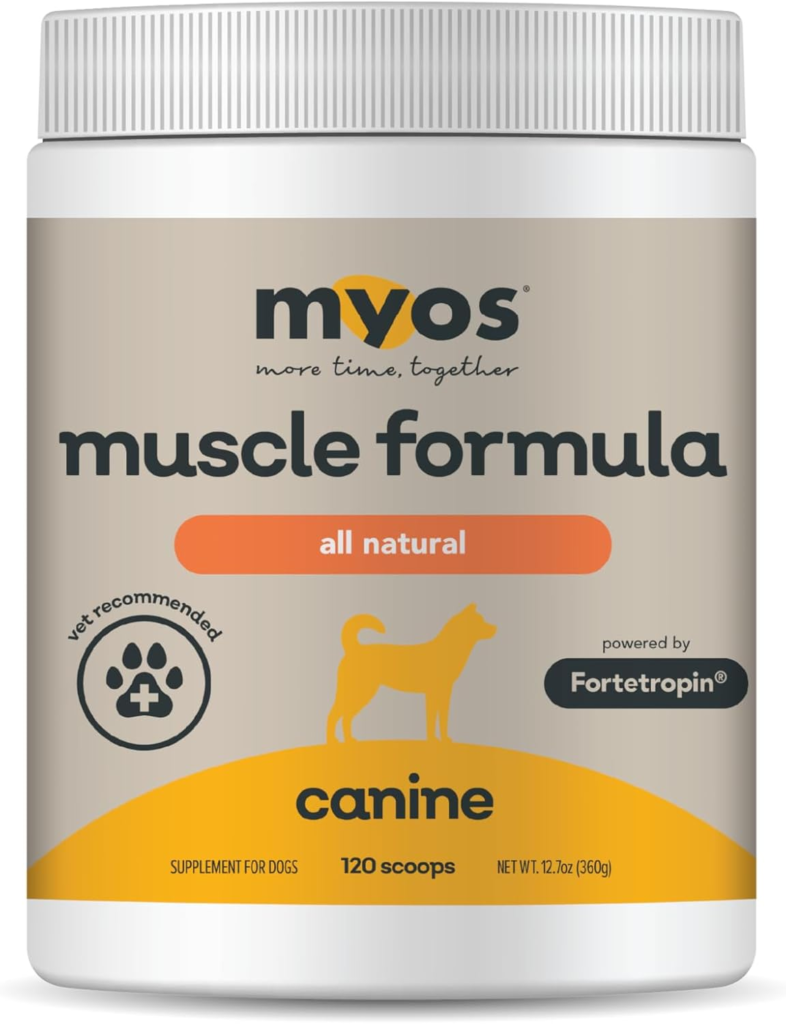 Natural Muscle-Building Supplement for Dogs with Fortetropin