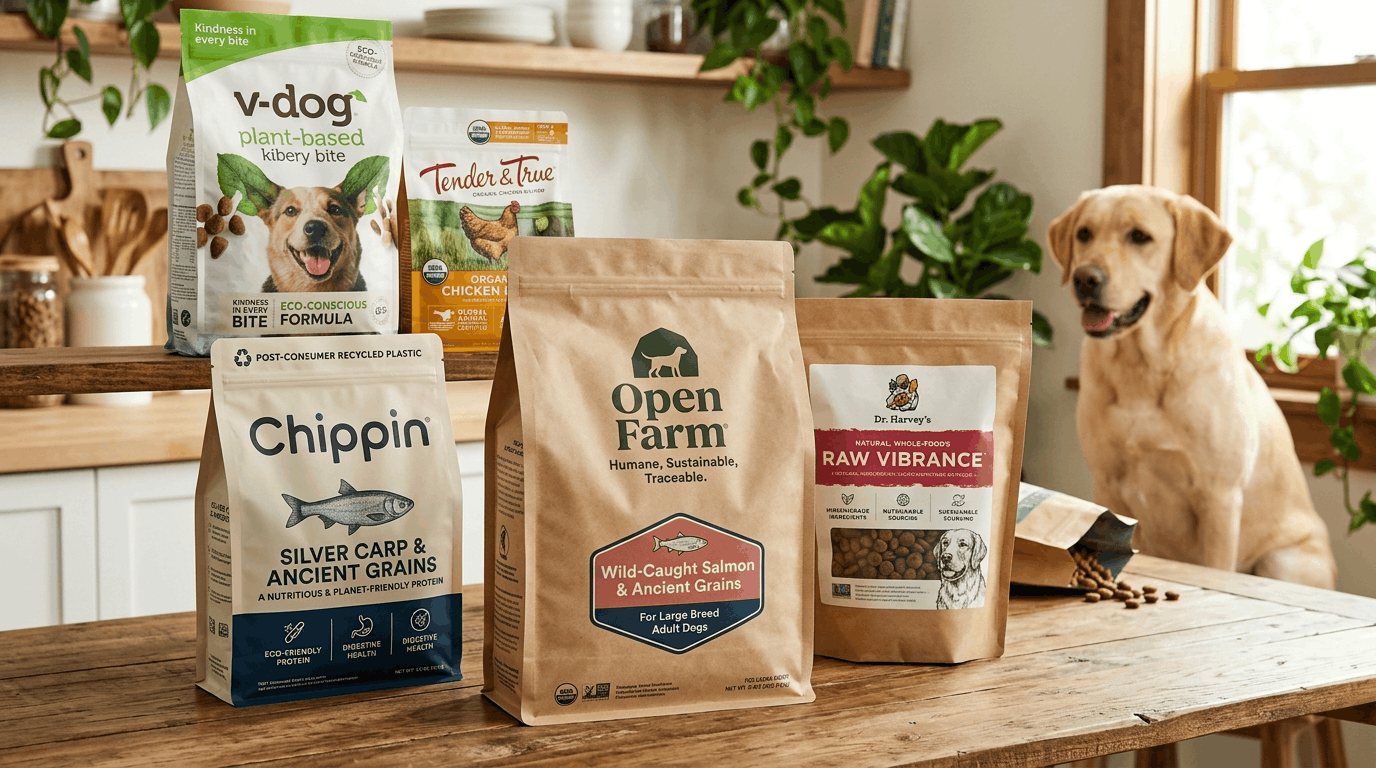 Eco-friendly sustainable dog food brands for labradors