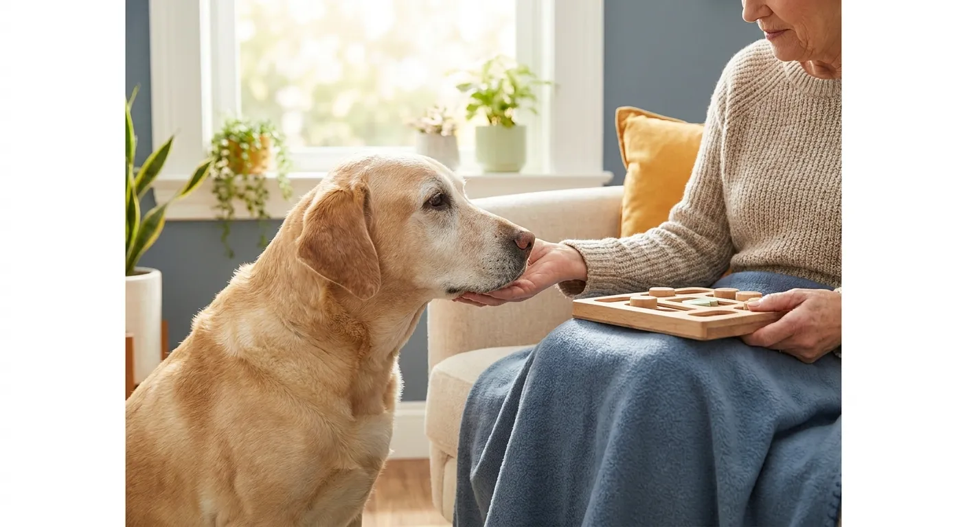 mental health senior Labrador — Mental Health Senior Labrador: Fostering Joy and Cognitive Vitality