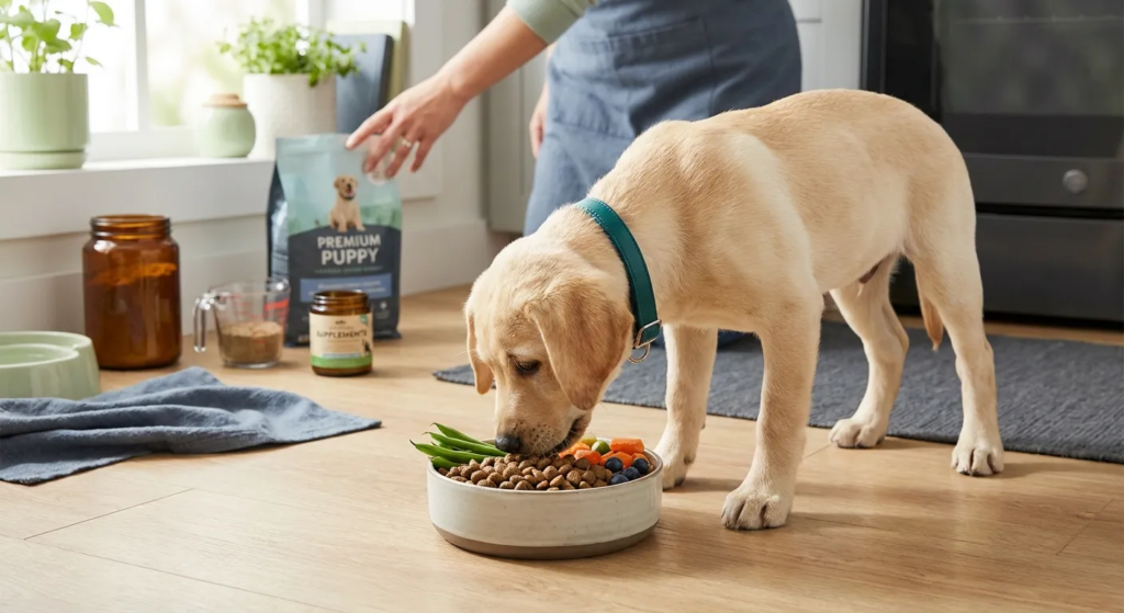 Labrador puppy nutrition guide — Labrador Puppy Nutrition Guide: First Year Feeding Essentials for Optimal Growth